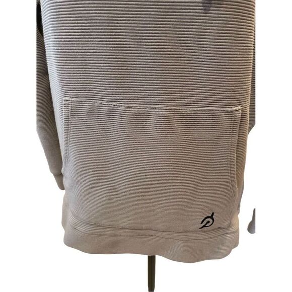 Peloton Women's Gray Ribbed Side Zip Hoodie Size S Long Sleeve - Picture 4 of 13